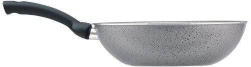 Pensofal Pen9912 Wok 1 Griff, Durchm. 28cm, Serie Inducta, STONE Effekt, Silbergrau von Pensofal