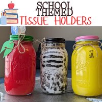 Personalisierte Mason Jar Gewebehalter-Lehrer Wertschätzung Geschenk-Einzigartige Geschenke Für Lehrer-Zurück in Die Schule von Pensonality