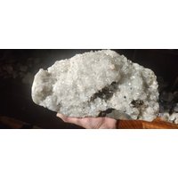 5, 55 Kg. Apophyllit-Druse Mit Doppelt Terminierten Kristallen Und Matrix-stilbit von PentagonitA