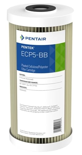 Pentek - 255490-43 ECP5-BB Plissee-Zellulose-Filterkartusche, Polyester, 24 x 10 cm, 5 Mikron. Pentek - 255490-43 ECP5-BB Plissee-Zellulose-Filterkartusche, Polyester, 24 x 10 cm, 5 Mikron. von Pentek