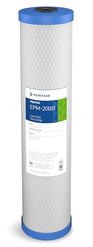 Pentek EPM-20BB Filterkartusche mit Kohleblock, 50,8 x 10,2 cm, 10 µm von Pentek