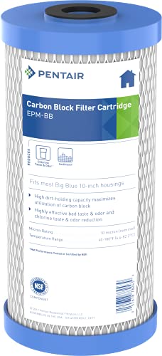 Pentek EPM-BB Filterkartusche aus Kohlefaser, 22,9 x 10,2 cm, 10 µm von Pentek