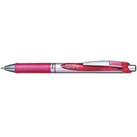 Pentel EnerGel BL77 Gelschreiber pink/silber 0,35 mm, Schreibfarbe: pink, 1 St. von Pentel