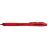 Pentel ENERGEL BL107 Gelschreiber rot/transparent 0,35 mm, Schreibfarbe: rot, 1 St. von Pentel