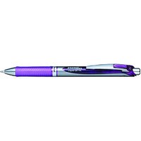 Pentel EnerGel BL80-VX Gelschreiber lila/silber 0,5 mm, Schreibfarbe: lila, 1 St. von Pentel