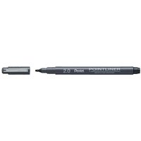 Pentel Pointliner Fineliner 2.0 mm Schwarz von Pentel