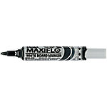 Pentel Maxiflo Whiteboard-Marker Mittel Rundspitze Schwarz von Pentel