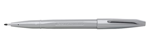 Pentel S520-N Sign Pen Faserschreiber, 0,8 mm Strichstärke, grau, 12er Pack Pentel S520-N Sign Pen Faserschreiber, 0,8 mm Strichstärke, grau, 12er Pack von Pentel