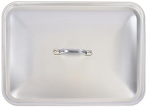 Agnelli Deckel rechteckig für Röster, Aluminium BLTF, Silber, Aluminium, Silber, 35x26 cm von Baldassare Agnelli