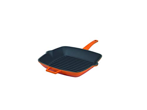 Pentole Agnelli Gitter Bicolor mit Griff aus Gusseisen 26 x 26 cm Arancione Pentole Agnelli Gitter Bicolor mit Griff aus Gusseisen 26 x 26 cm Arancione von Baldassare Agnelli