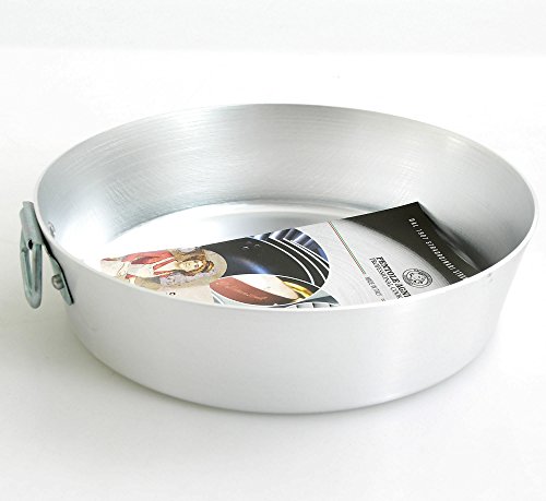 Pentole Agnelli, FAMA4334, Konische Kuchenform aus Aluminium mit Stahlring, Durchmesser 34 cm, silber von Pentole Agnelli