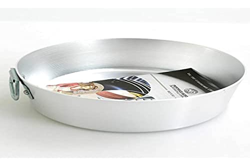 Pentole Agnelli, FAMA4336, konische Kuchenform aus Aluminium mit Stahlring, Durchmesser 36 cm, silber von Pentole Agnelli