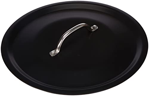 Pentole Agnelli Alblack Deckel aus Aluminium, mit Steg aus Edelstahl, Schwarz 28 cm schwarz von Baldassare Agnelli