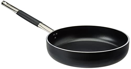 Pentole Agnelli ALSC2111SSC28 Alblack Pfanne gerade mit geschrumpftem Boden, Aluminium, Schwarz, 28 cm Pentole Agnelli ALSC2111SSC28 Alblack Pfanne gerade mit geschrumpftem Boden, Aluminium, Schwarz, 28 cm von Pentole Agnelli