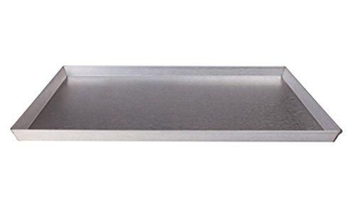 Pentole Agnelli Aluminiumblech, rechteckig, silberfarben, 40 x 30 cm von Baldassare Agnelli