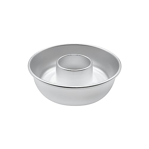 Pentole Agnelli COAL3730 Donutform mit Rohr, aus Aluminium, Silber, 30 cm von Baldassare Agnelli