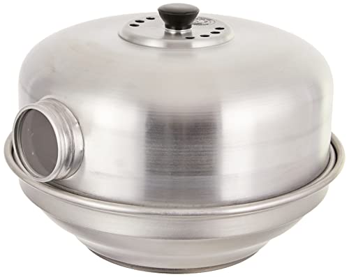 Pentole Agnelli COALFORNOOCCHIO30 Family Cooking Aluminium Bake-Herd mit Auge, Durchmesser 30 cm, Metall, Silber von Baldassare Agnelli