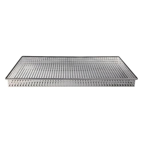 Pentole Agnelli COIX182P-1/1 Gastronorm 1/1 Frittierform, Aluminium, Silber, 53.5 x 32.5 x 4 cm, von Baldassare Agnelli