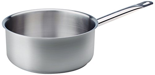 Pentole Agnelli COIX3107E20 Acciaio Inox 18/10 Casseruola Bassa con Manico. 20 cm von Pentole Agnelli