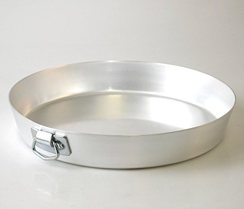 Pentole Agnelli Family Cooking Aluminium Konische Kuchenform mit Ring, Metall, Silber/schwarz, 40 cm von Pentole Agnelli
