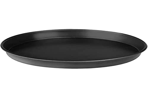Pentole Agnelli COFE43B16 - Runde Kuchenform aus Blech für Pizza, Schwarz, 16 x 16 x 2,29 cm, 1 Stück von Pentole Agnelli