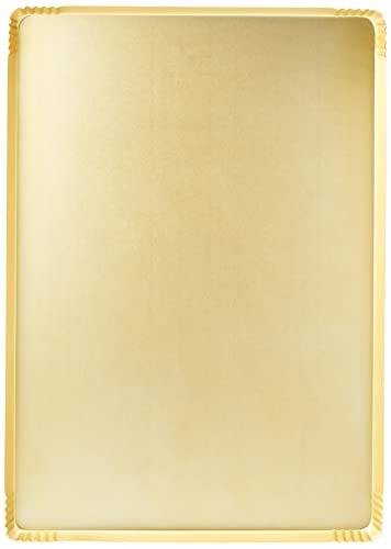 Pentole Agnelli Gebäck und Pizza Tablett eloxiert, Aluminium, Gold 60x40x1.5 cm Gold von Pentole Agnelli