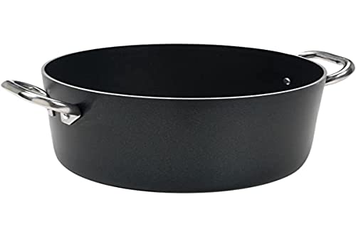 Pentole Agnelli Kasserolle ALSA104SS32 Alblack B-Crist Cm 32 von Baldassare Agnelli