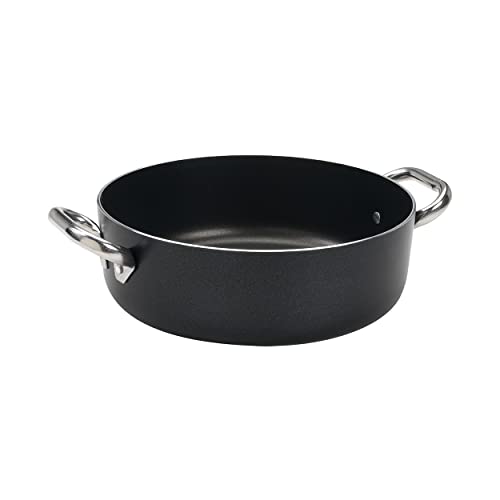 Pentole Agnelli Kasserolle ALSA106SS24 Alblack B-Crist Cm24 von Baldassare Agnelli