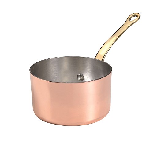 Pentole Agnelli ALCU105F10 Hochverzinkter Kupferauflauf mit 1 Griff, 10 cm von Baldassare Agnelli