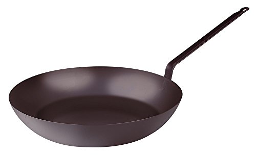 Pentole Agnelli Lionese Pfanne mit Griff, leicht, Eisen, Grau 36 cm grau von Baldassare Agnelli