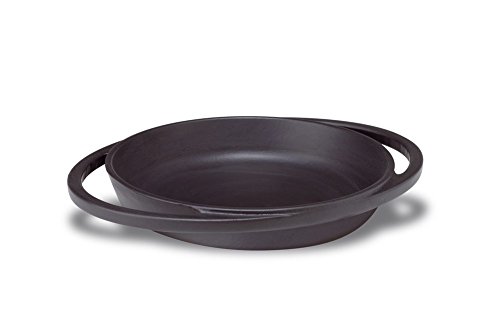 Pentole Agnelli Mini Teller aus Gusseisen, Schwarz matt 20 cm schwarz von Baldassare Agnelli