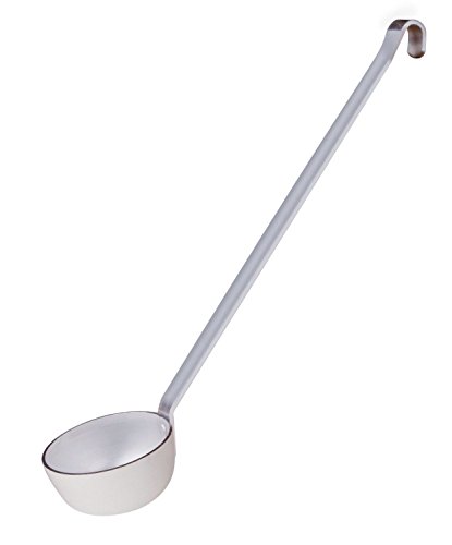 Pentole Agnelli Schöpflöffel mit Griff Hartschale aus Aluminium-Legierung 2 Stück Nieten 3 mm, Durchmesser 100 mm Cod.alma20510 18 cm von Baldassare Agnelli