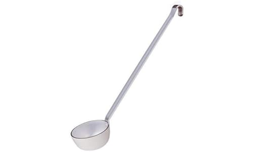 Pentole Agnelli Schöpflöffel mit Griff Hartschale aus Aluminium-Legierung 2 Stück Nieten 3 mm, Durchmesser 100 mm Cod.alma20510 10 cm von Baldassare Agnelli