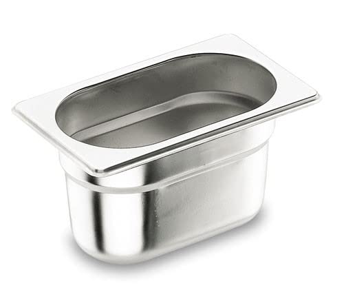 Pentole Agnelli COIXGNP13100 Gastronorm Spülschüssel 1/3, Metall, Silber/schwarz, 32.5 x 17.6 x 10 cm Pentole Agnelli COIXGNP13100 Gastronorm Spülschüssel 1/3, Metall, Silber/schwarz, 32.5 x 17.6 x 10 cm von Pentole Agnelli