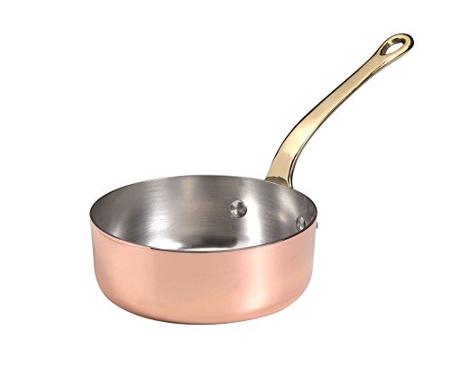 Pentole Agnelli ALCU107F12 Niedrig verzinnter Kupferauflauf, glatte Kupferhülle Messingguss nach französischer Art, 12 cm Pentole Agnelli ALCU107F12 Niedrig verzinnter Kupferauflauf, glatte Kupferhülle Messingguss nach französischer Art, 12 cm von Baldassare Agnelli