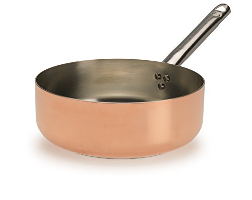 Pentole Agnelli ALCU107PI28 Niedriger Auflauf, verzinntes Kupfer mit doppeltem Boden zur Induktion, mit röhrenförmigem Edelstahlgriff, 28 cm Pentole Agnelli ALCU107PI28 Niedriger Auflauf, verzinntes Kupfer mit doppeltem Boden zur Induktion, mit röhrenförmigem Edelstahlgriff, 28 cm von Baldassare Agnelli