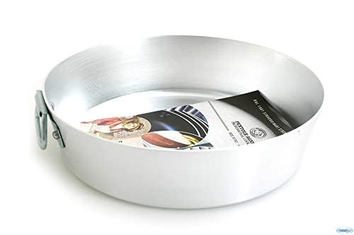 Pentole Agnelli Family Cooking Aluminium Konische Kuchenform mit Ring, Metall, Silber/schwarz, 30 cm von Pentole Agnelli