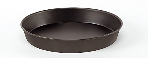 Pentole Agnelli COFE43BB24 Kuchenform, rund, hoch, aus Blech, blau, für Pizza, Schwarz, 24 x 24 x 4 cm, 1 Stück von Pentole Agnelli