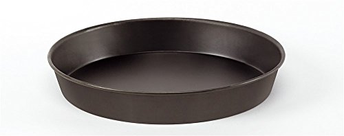 Pentole Agnelli COFE43BB24 Kuchenform, rund, hoch, aus Blech, blau, für Pizza, Schwarz, 24 x 24 x 4 cm, 1 Stück von Baldassare Agnelli