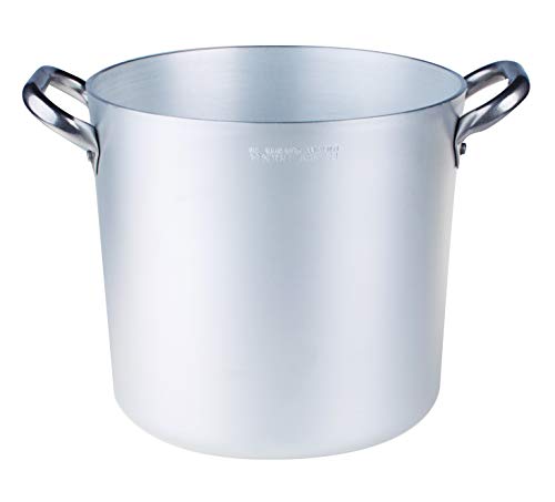 Pentole Agnelli ALMA10342 Hochtopf mit Zwei Griffen Edelstahl, professionelles Aluminium 3 Millimeter, 55,4 l Pentole Agnelli ALMA10342 Hochtopf mit Zwei Griffen Edelstahl, professionelles Aluminium 3 Millimeter, 55,4 l von Baldassare Agnelli