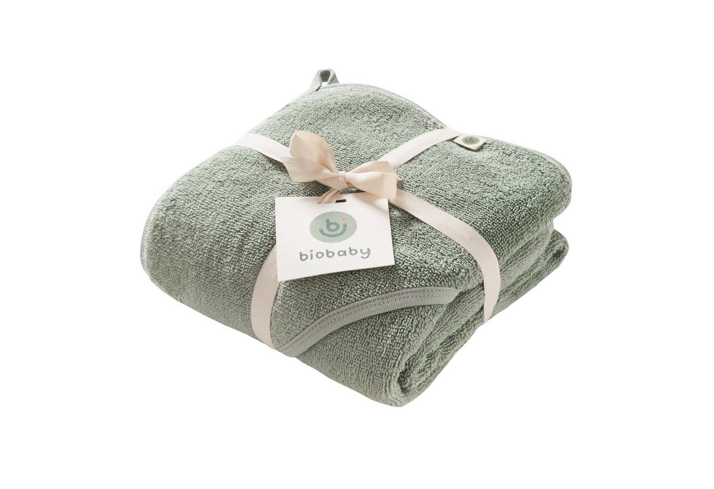 People Wear Organic Kapuzenhandtuch, Biobaby Kapuzenhandtuch, Frottee, 100% Baumwolle (kbA), 80x80cm von People Wear Organic