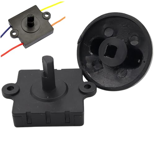 3 -Geschwindigkeitsschalter, 4 Position des Rotationsschalters Ersatz DC 12V 13A ABS 3 Geschwindigkeit mit Installationsloch für Heizung/Decke/oszillierende Lüfter, Lüfter von Peosaard