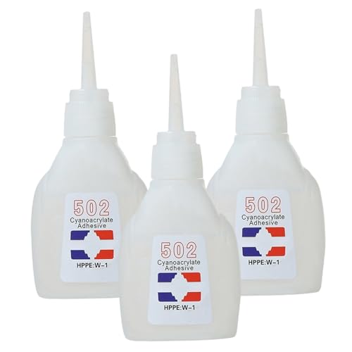 502 Superkleber, 3pcs 502 Kleber, 30g Instant adhäsiv wasserdichtes schnelles Trocknen Super für Metall, Glas, Kunststoff, Lederreparatur, Holz 502 Superkleber, 3pcs 502 Kleber, 30g Instant adhäsiv wasserdichtes schnelles Trocknen Super für Metall, Glas, Kunststoff, Lederreparatur, Holz von Peosaard