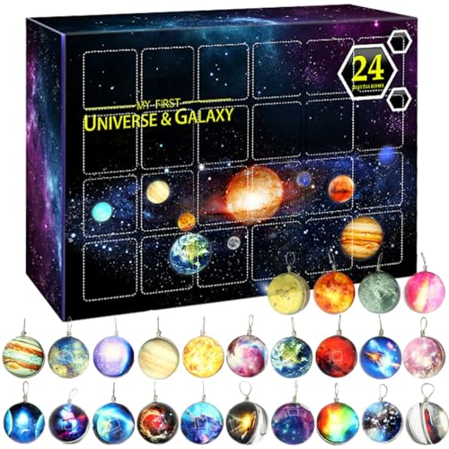 Adventskalender, Weihnachtsfest -Adventskalender 2025, 24 Tage Space Planet Universe Galaxy Weihnachten Countdown Weihnachten Überraschung Baum Ornamente für, Countdown Adventskalender, Weihnachtsfest -Adventskalender 2025, 24 Tage Space Planet Universe Galaxy Weihnachten Countdown Weihnachten Überraschung Baum Ornamente für, Countdown von Peosaard