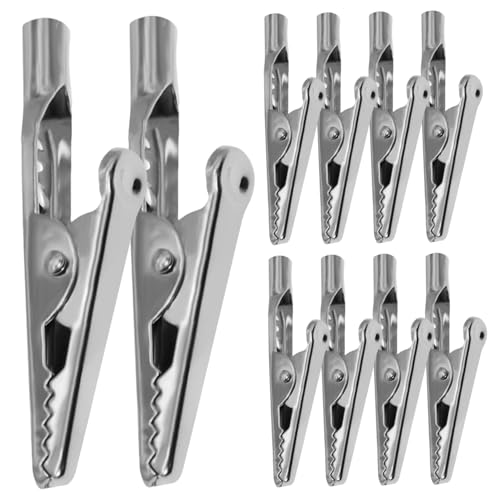 Alligatorklammern, kleine Alligatorklammern 10pcs 51 mm 10A Elektrische Testklemmen Metallklemmen, elektrisch von Peosaard