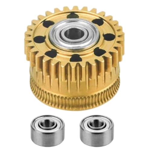 Antrieb Extruderausrüstung, K2 Plus Extruder -Ausrüstung, Goldmetallantrieb mit Beschichtung und perforiertem leichtem Design für K2 Plus 3D -Druckerzubehör -Teile Antrieb Extruderausrüstung, K2 Plus Extruder -Ausrüstung, Goldmetallantrieb mit Beschichtung und perforiertem leichtem Design für K2 Plus 3D -Druckerzubehör -Teile von Peosaard