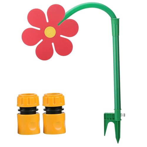 Crazy Daisy Sprinkler, Tanzblumensprinkler mit Anschlüssen, lustiges Bewässerungssystem für Garten Yard Rasen im Freien Crazy Daisy Sprinkler, Tanzblumensprinkler mit Anschlüssen, lustiges Bewässerungssystem für Garten Yard Rasen im Freien von Peosaard