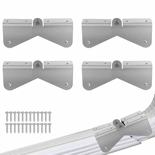 Downspout, 4pcs Downspout Scharniere Edelstahl -Dachrinnenscharnier mit Schrauben Easy DIY Installation auf jeder Größe Rechteck oder Quadrat, Dachrinnenverlängerung Downspout, 4pcs Downspout Scharniere Edelstahl -Dachrinnenscharnier mit Schrauben Easy DIY Installation auf jeder Größe Rechteck oder Quadrat, Dachrinnenverlängerung von Peosaard