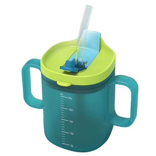Dysphagie regulieren Trinkbecher, Erwachsene Sippy -Becher für ältere Menschen, Keine Verschüttungsbecher mit Stroh, 260 ml PP ältere Dysphagie -Becher mit Griff für behinderte Patienten Dysphagie regulieren Trinkbecher, Erwachsene Sippy -Becher für ältere Menschen, Keine Verschüttungsbecher mit Stroh, 260 ml PP ältere Dysphagie -Becher mit Griff für behinderte Patienten von Peosaard