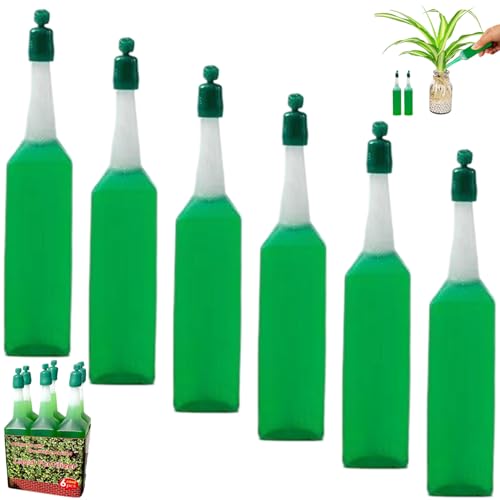 Flüssigdünger, 6pcs Innenpflanzendünger, Blumen Pflanze universelle Flüssigkeit zur Verbesserung des Wachstums, nahrhafte Lösung, perfekt für Gärtner, 38 ml, Gartenzubehör von Peosaard
